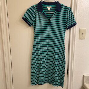 Maison Jules Green Stripes Dress Size XXS